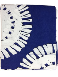 Project 62 Big Blue Medallion Fabric Shower Curtain, Cotton Bath Decor