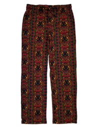 Black Panther Marvel Mens Tribal Flannel Sleep Lounge Pant Pajama Bottoms