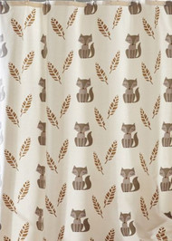 Hip Style Calyer Fox Fabric Shower Curtain, Bath Decor