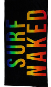 Celebrate Colorful Surfing Cotton Beach Towel 30x60