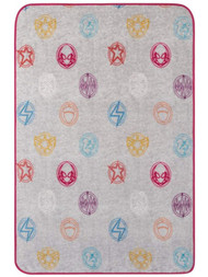 Marvel Rising Secret Warrior Plush Throw Blanket, Super Soft 46X60