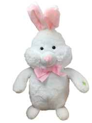 Celebrate Large Color Changing White Bunny Rabbit 15" Plush Stuffed Animal Pal