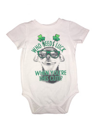 Infant Boys & Girls St Patricks Day Bodysuit Shamrock Puppy Dog Baby Outfit