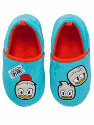 Disney Toddler Boys Blue Donald Duck Tales Slippers Loafer House Shoes