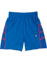 Xersion Boys Blue & Orange Geometric Print Athletic Basketball Gym Shorts