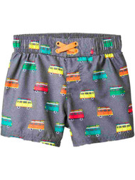 Infant Boys Gray Hippie Beach Vans Surfboard Trunks Baby Board Shorts