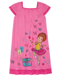 Disney Toddler Girls Pink Fancy Nancy Butterfly Nightgown Sleep Dress