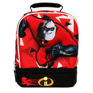Disney Incredibles Dual Compartment Insulated Lunch Bag - Kids Lunchbox