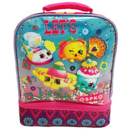 Shopkins Fiesta Dual Compartment Lunch Bag, Insulated Lunch Box