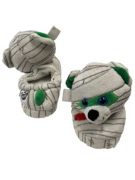 Build A Bear Boys White Mummy Slippers Halloween Monster House Shoes