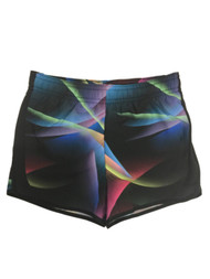 Xersion Girls Black & Beaming Colors Running Track Athletic Training Shorts XXS
