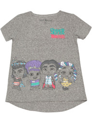 Infant & Toddler Girls Gray Super Monsters Cleo Frankie Zoe Halloween T-Shirt