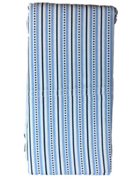 Northcrest Blue Pinstripe Pillowcase Set, 2 Standard Size Cotton Pillow Cases