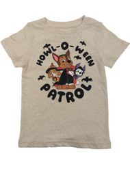 Paw Patrol Toddler Boys Cream Vampire Chase Howl-O-Ween T-Shirt