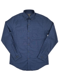 Mens Blue Underground Flex Stretch Long Sleeve Button-Down Shirt S 14-14.5