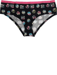 Womens Black Rainbow Ombre Marvel Comcis Super Hero Brief Underwear Panties