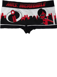 Womens Disney Mrs. Incredible Elastiagirl Boy Shorts Brief Underwear Panties