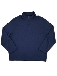 Mens Big & Tall Blue Underground Quarter Zip Sweatshirt Long Sleeve Shirt 4XLT