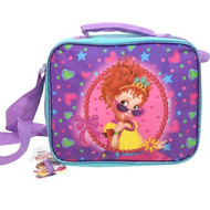 Disney Fancy Nancy Insulated Lunch Box, Kids Purple Hearts School Lunch Bag