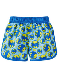 Infant Boys Blue Batman Swim Trunks Bat Symbol Board Shorts