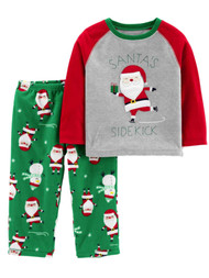 Carters Infant & Toddler Boys Santa's Sidekick Christmas Holiday Pajamas