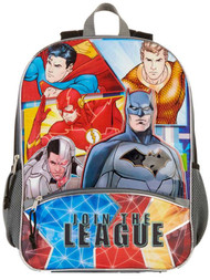 DC Comics Justice League Backpack with Batman Superman & Flash School Bookbag