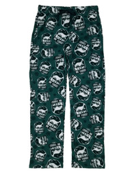 A Christmas Story Mens Green Ralphie Oh Fudge Knit Sleep Pants Pajama Bottoms