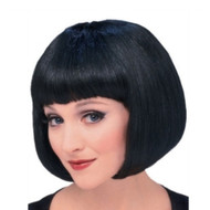 Womens Black Bob Supermodel Wig
