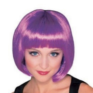 Womens Purple Bob Supermodel Wig