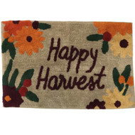 Celebrate Happy Harvest Bath Rug 20x30 Autumn Cotton Throw Mat