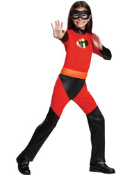 Disney Girls Red Incredibles 2 Violet Jumpsuit Halloween Outfit Costume