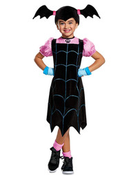 Disney Toddler Girls Vampirina Costume Vampire Dress Headpiece & Gloves 3T-4T