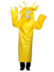 Rasta Imposta Mens Yellow Wacky Wiggler Adult Halloween Costume OSFM