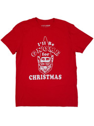 Mens Red I'll Be Gnome For Christmas Athletic Fit T-Shirt