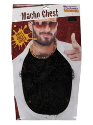 Mens Macho Chest Hair Halloween Costume One Size