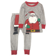 Carters Infant & Toddler Boys Gray Santa Claus Christmas Holiday Pajamas