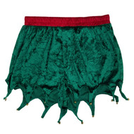 Mens Velour Christmas Elf Holiday Costume Underwear Boxer Shorts