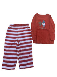 Infant Boys 2PC Christmas Holiday Santa Claus Reindeer Best Buddies Pajamas