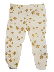 Infant & Toddler Girls Glitter Star Christmas Holiday Leggings Stretch Pants