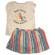 Carters Infant & Toddler Girls Unicorn Make Your Own Magic Shirt & Skirt Set