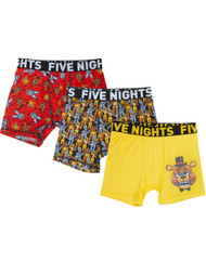 Boys Five Nights At Freddy's 3pc Boxer Shorts Set Underwear Boxer Briefs XS 4