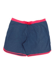 Mens Gray Blue Red Stripe Board Shorts E-Board Sunwashed Swim Trunks 3X-Large