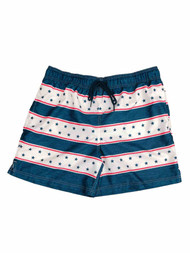 Mens Red White Blue American Stars Swim Swimming Trunks