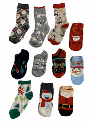 Girls 12 Days of Socks Christmas Holiday 12 Pair