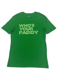 Mens Green Who's Your Paddy Daddy Shamrock Saint Patrick's Day T-Shirt