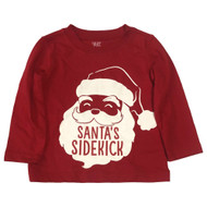 Carters Infant & Toddler Boys Santa's Sidekick Christmas Long Sleeve Shirt