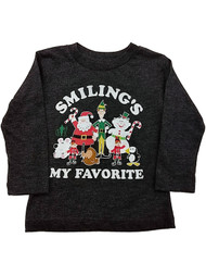 Infant & Toddler Boys Charcoal Buddy Elf Will Ferrell Christmas Holiday Shirt