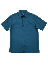 Mens Turquoise Mallard Stripe Classic Fit Air Button-Down Shirt