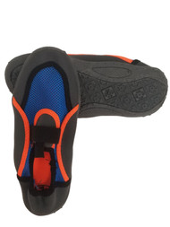 Boys Blue & Orange Aqua Socks Water & Beach Shoes 2-3