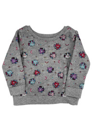 Infant & Toddler Girls Grey Unicorn Heart Rainbow Sweatshirt Top Baby Shirt